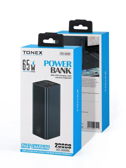 Tonex 30 B. Kablolu 65W Powerbank - 2