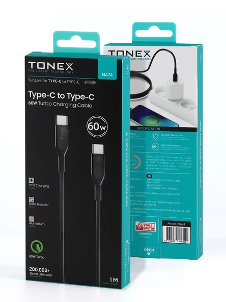 60W TYP-C To TYP-C USB Kablo - 2