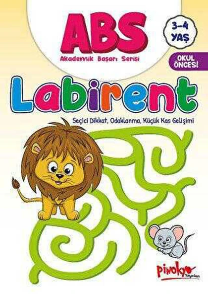 ABS Labirent 3-4 Yaş 48 Sayfa - 1