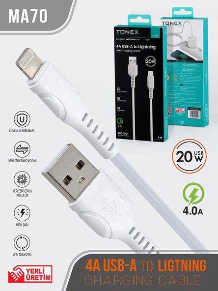 4A 20W LIGHTNING Kablo