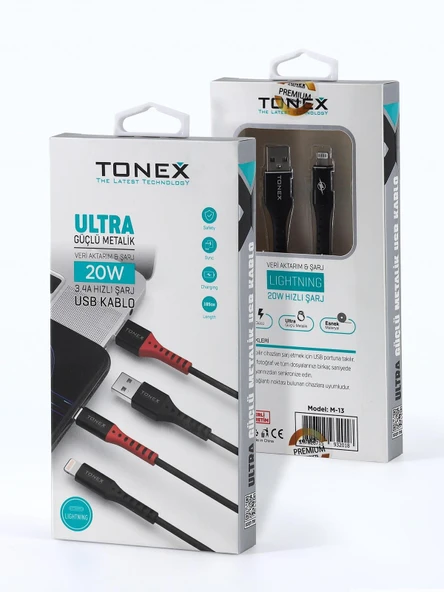 20W Lighting Ultra Güçlü Metalik USB Kablo - 2