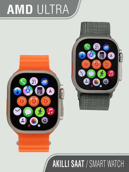 Tonex Çift Kordonlu AMD Watch Ultra