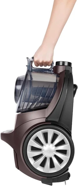 Arnica Tesla Premıum Ergo Toz Torbasız Elektrıklı Süpürge Maun Kahve - Resim 3