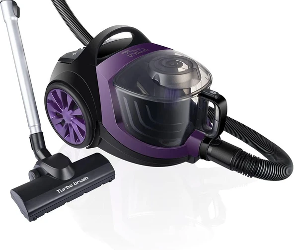 Arnica Tesla Premium Torbasız Süpürge Siyah-Mor ürün görseli