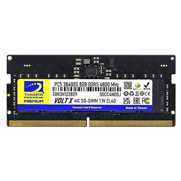 TwinMOS 8GB DDR5 5600MHz (TMD58GB5600S46) (NB) ürün görseli 1