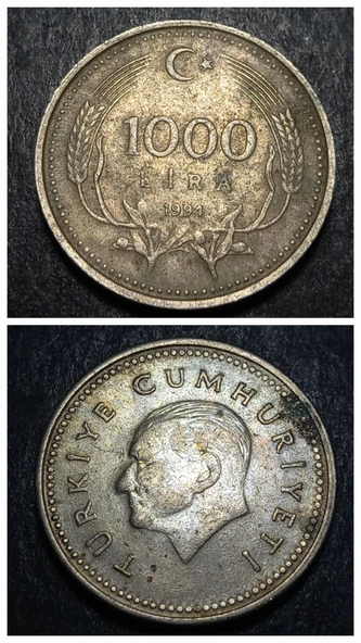 Escoines 3996368992317d7203 1994 1000lira temiz para ürün görseli 1