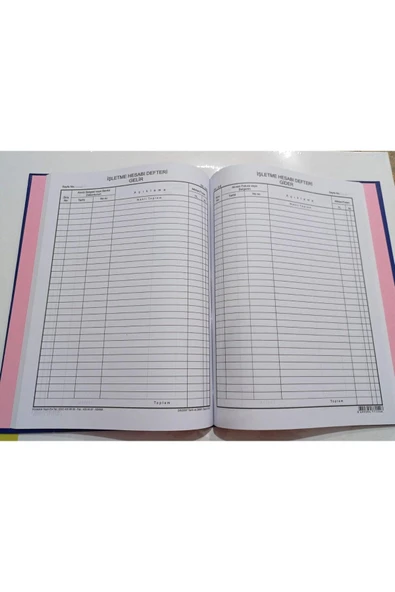 İşletme Hesabı Gelir-gider Defteri A4 100 yaprak - Resim 2