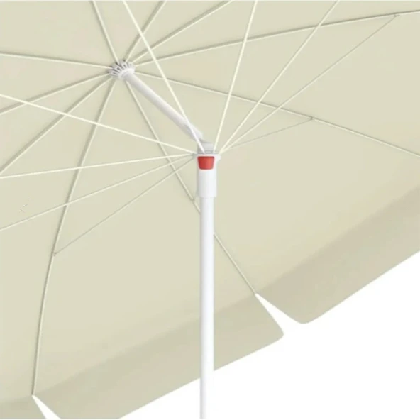 10 Telli Plaj Bahçe Balkon Şemsiyesi Eğilebilir 200 cm Kalın Kumaş ürün görseli