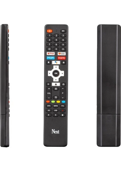 Next Weko Orjınal Kl Next * Vivax * Contı Netflıx-Youtube-Primevideo Google Play Tuşlu Android Ses Komutlu Lcd-Led Tv Kumandası ürün görseli