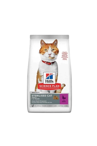 Ördek Etli Kısırlaştırılmış Yetişkin Kedi Maması 10 Kg ürün görseli
