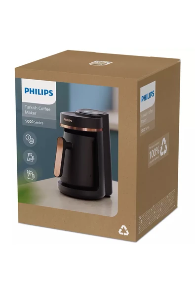 Philips Türk Kahvesi Makinesi, 4 Kişilik, Közde Pişirme Özel - Resim 4