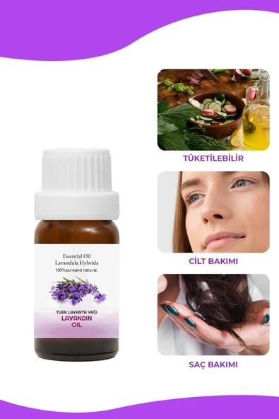 PROCLİS Türk Lavanta Yağı,%100 Doğal Bitkisel Uçucu Yağ, Lavandin Oil 10 ml Sprey Başlıklı - 3