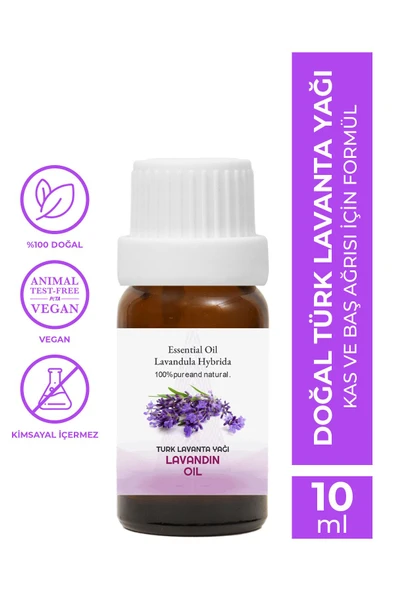 PROCLİS Türk Lavanta Yağı,%100 Doğal Bitkisel Uçucu Yağ, Lavandin Oil 10 ml Sprey Başlıklı