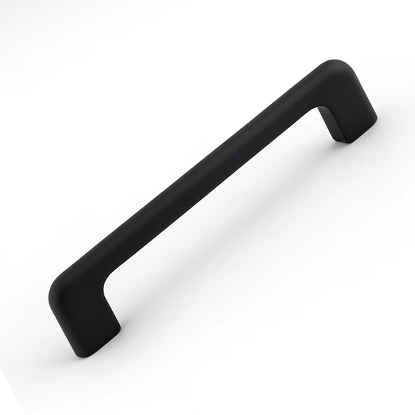 Ilıca Mat Siyah Metal Kulp 160 mm - 16 cm Mobilya Çekmece Mutfak Dolabı Dolap Kulpları Kulbu Kulpu - Resim 2