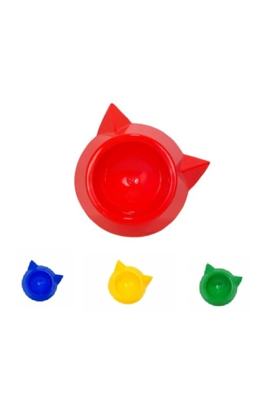 MİO Mio Kulaklı Plastik Kedi Mama Kabı ürün görseli 1