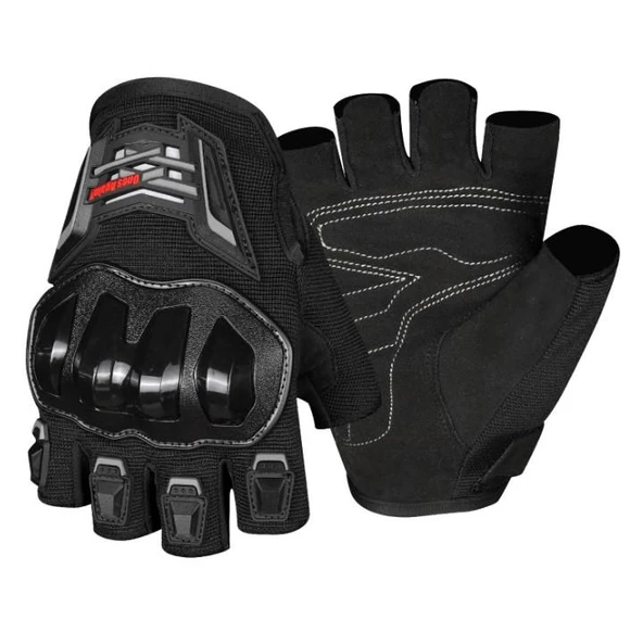 Ones Again Mg14D Su Geçirmez Parmaksız Motosiklet Eldiveni Siyah XXL Beden - 2