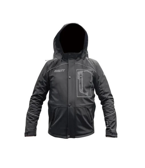 Forte Gt 1084 Babil Full Koruma 4 Mevsim Kışlık Softshell Motosiklet Montu L Beden Siyah