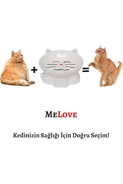 DaduMla Melove Porselen Yavaş Yeme Mama Kabı (Bloom) - Resim 3