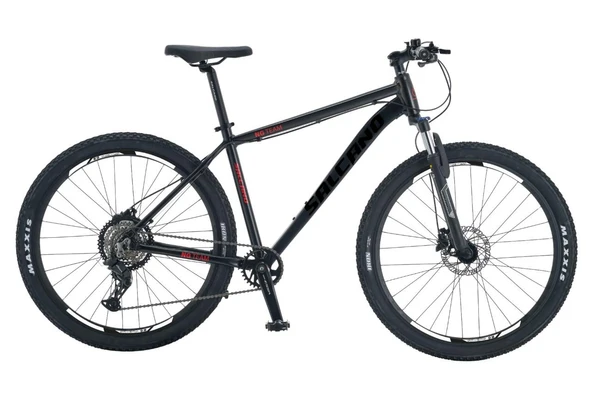 Salcano NG Team100 27,5 Jant Shımano Cues 1x9 Vites Hidrolik Fren Dağ Bisikleti Siyah Kırmızı - Resim 2