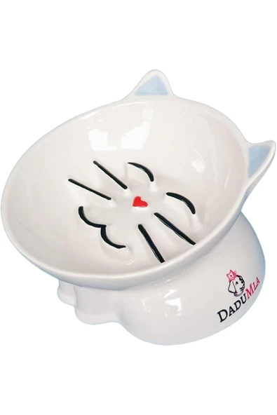 DaduMla Melove Porselen Yavaş Yeme Mama Kabı (Bloom) - Resim 5