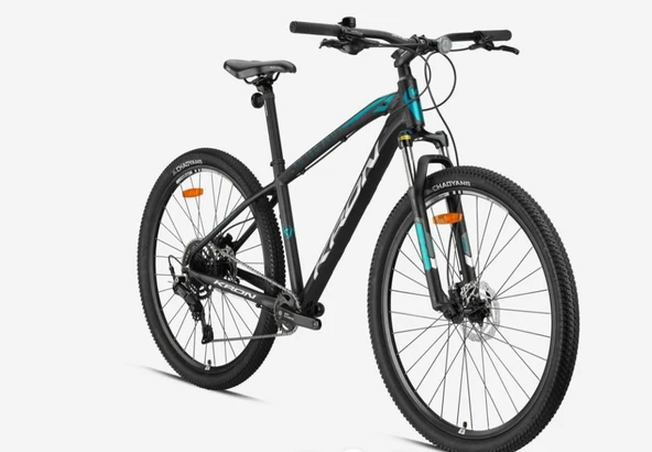 Kron XC 150 Pro 29" Jant Hidrolik Disk MTB Dağ Bisikleti Shimano CUES U4000 9 Vites Siyah Turkuaz ürün görseli