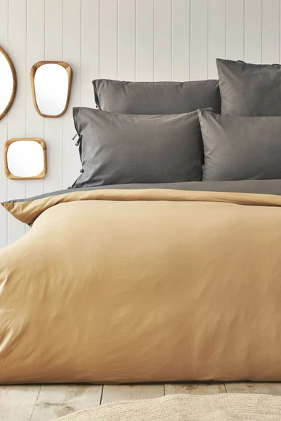 Sheri Home Basic  Kolay Ütülenir Çift Kişilik 4 Yastıklı Nevresim Seti 200 X 220 %100 Pamuk01202488yeni ürün görseli 1