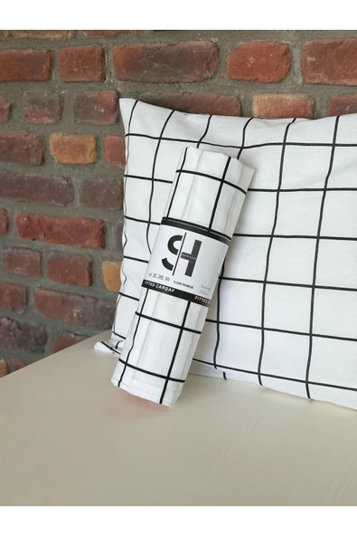 Sheri Home Tekstil Jersey  %100 Doğal Pamuklu Tek / Çift Kişilik  Çarşaf Seti SHERi188894896 - Resim 5