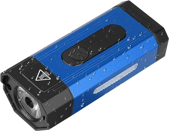 XBYC 6127 800 Lümen Bisiklet Ön Lamba Far Aydınlatma Usb Şarjlı Mavi Renk - Resim 2