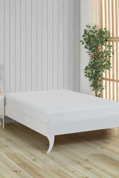 Sheri Home Tekstil Tek Kişilik 90x190cm Yatak Koruyucu Sıvı Geçirmez Fitted Alez - Resim 4