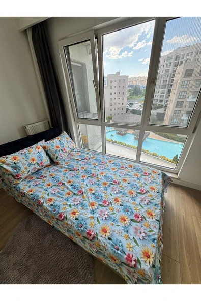 Sheri Home Kolay Ütülenir Çift Kişilik Çarşaf Yastık Set 2 Li Yastık Kılıfı Çarşafty555565565688 ürün görseli 1