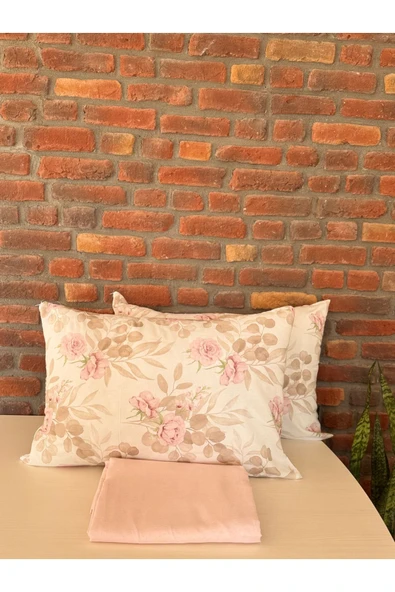 Sheri Home Tekstil Life Flowers Çift Kişilik Çarşaf Yastık Set 83 TelTY555565565688 ürün görseli 1