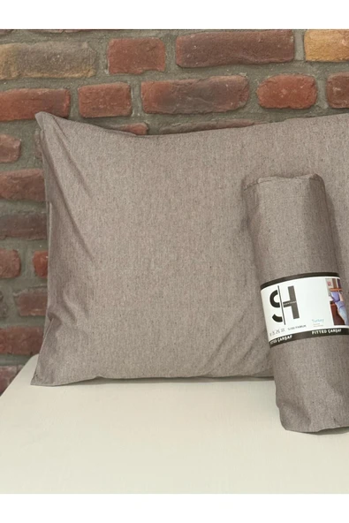 Sheri Home Tekstil Jersey  %100 Doğal Pamuklu Tek / Çift Kişilik  Çarşaf Seti SHERi188894896 - Resim 4