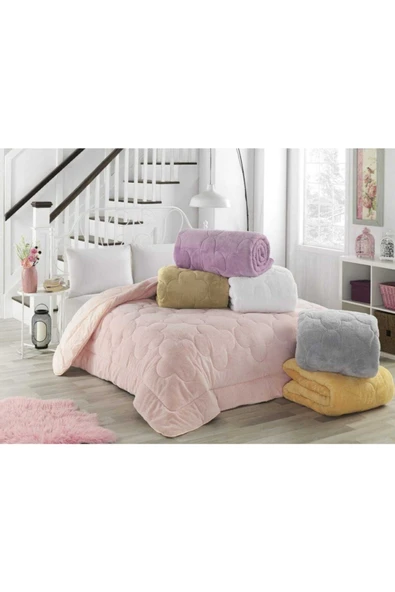 Sheri Home Tekstil Antonin Welsoft Çift Kişilik Baskılı Battaniye 1.kalite - Resim 2