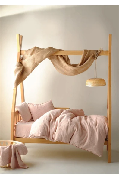 Sheri Home Tekstil Muslin Vintage Bebek Nevresim Takımı ürün görseli 1