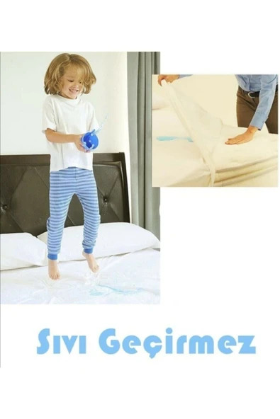 Sheri Home Tekstil Sıvı Geçirmez Sheri Beyaz Bebek Alezi 60x120 Sheri0084 -güvenli Alişverişin Adresi - Resim 2