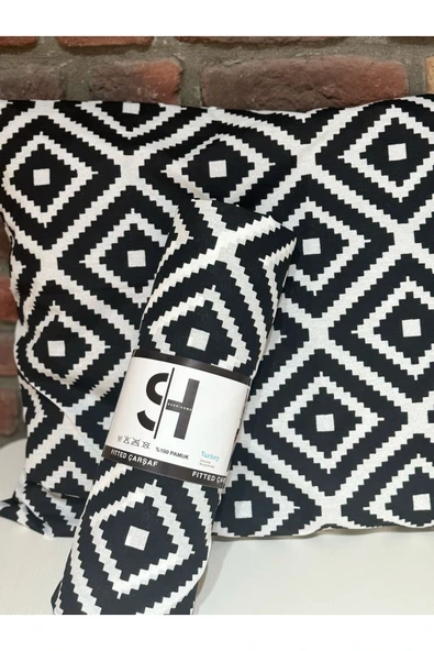 Sheri Home Tekstil Life Hipnoz Kolay Ütülenir Çift Kişilik Çarşaf Takımı 180x200 Cm - Resim 2