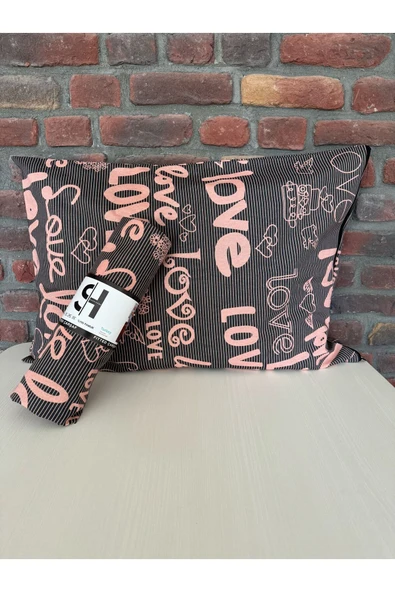 Sheri Home Tekstil Life Happy Love Kolay Ütülenir Çift Kişilik Çarşaf Takımı 180x200 Cm - Resim 5