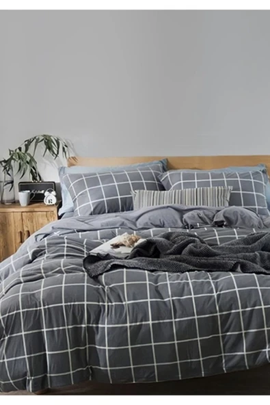 Sheri Home Sheri Basic Tek Kişilik 1 Adet Nevresim (YORGAN KILIFI) 160 cm x 220 cm, Malzeme: %100 Pamuk. ürün görseli 1