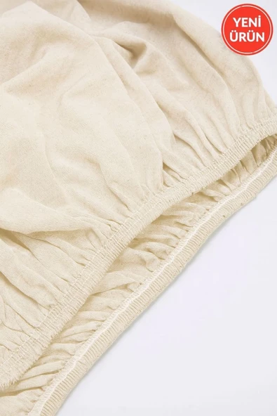 Sheri Home Tekstil Lastikli Pamuk Penye Çarşaf 180x200cm KİNGSİZESHERİ014538811 - Resim 2