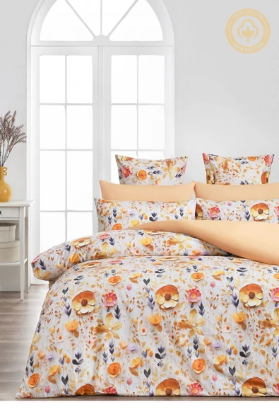 Sheri Home Tekstil Yeni Çarşaflı Çift Kişilik Nevresim Takımı 3d Baskı Kumaş | Maviflowers88 ürün görseli