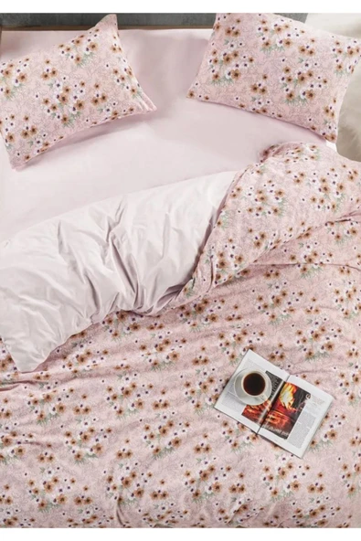 Sheri Home Çift Kişilik Kolay Ütülenir Nevresim Takımı Beautyflowers02131453693 ürün görseli 1
