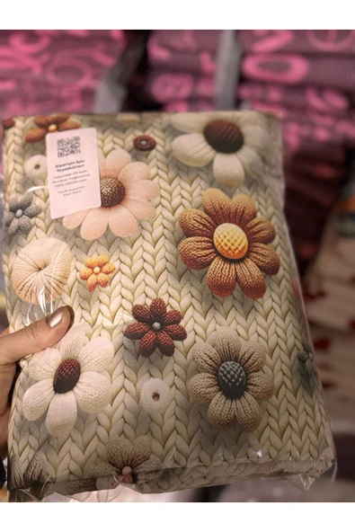 Sheri Home Düz Pamuklu 2’li Yastık Kılıfı 3DBASKI889334488 - Resim 2