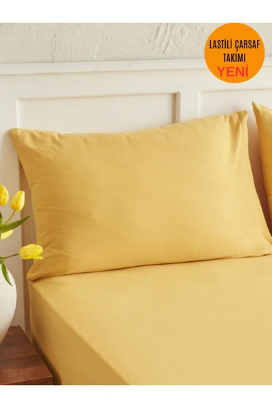 Sheri Home Lastikli Çarşaf Seti Tek-Çift-Battal(Yastık Kılıfı Dahil Set)STYs8856421 ürün görseli 1