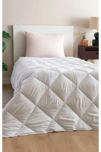 Sheri Home Tekstil Ekosoft Beyaz Tek Kişilik Yıkanabilir Yorgan Yeni145377 - Resim 2