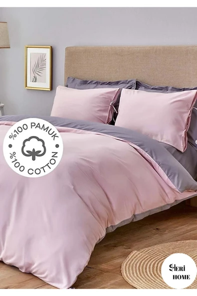 Sheri Home Sheri Basic Çift Kişilik 1 Adet Nevresim (YORGAN KILIFI)200 cm x 220 cm, Malzeme: %100 Pamuk. ürün görseli 1