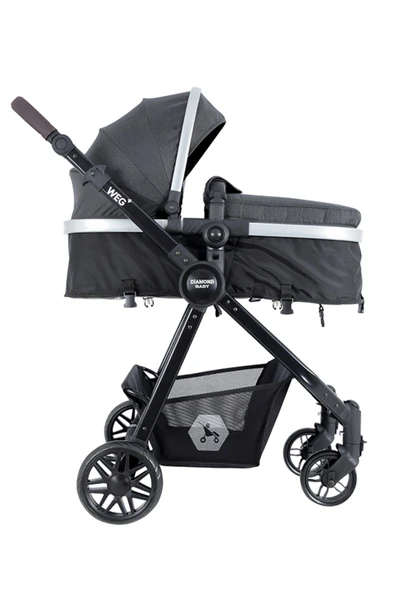 Diamond Baby Weg Travel Sistem Bebek Arabası Antrasit - 6