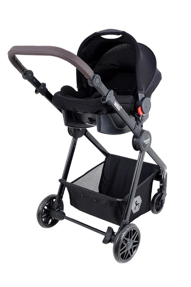 Diamond Baby Weg Travel Sistem Bebek Arabası Antrasit - 8