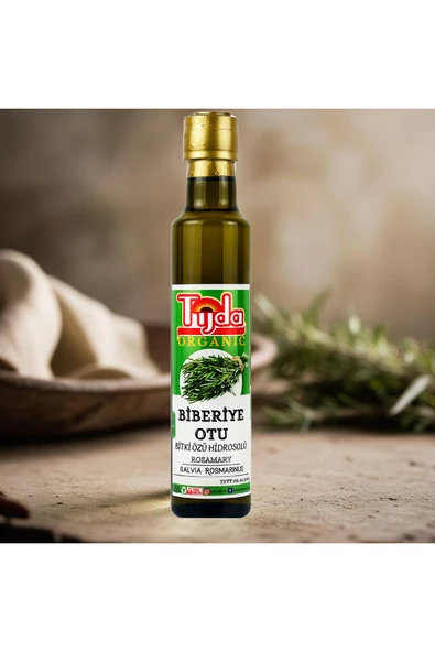 TİJDA Biberiye Özü(SUYU)saf Taze Bitkiden Üretilmiştir.saç Bakımı Için Hidrosol 250 ml (SALVİA ROSMARİNUS) - 6