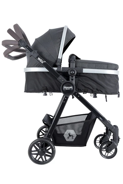 Diamond Baby Weg Travel Sistem Bebek Arabası Antrasit - 3