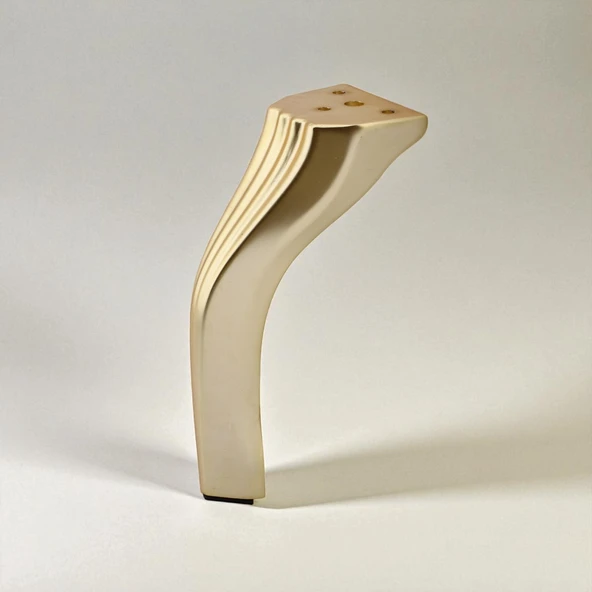 Kesit 14 cm Gold Altın Metal Mobilya Ayağı Ayakları Ünite Baza Koltuk Kanepe Sehpa Masa Tabure Siyah - Resim 5